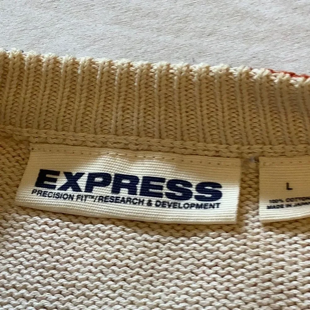 Express nyc state grapic sweater large